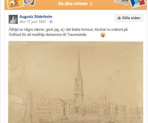 Skulle Augusta använt Facebook för sina nyårsfunderingar?