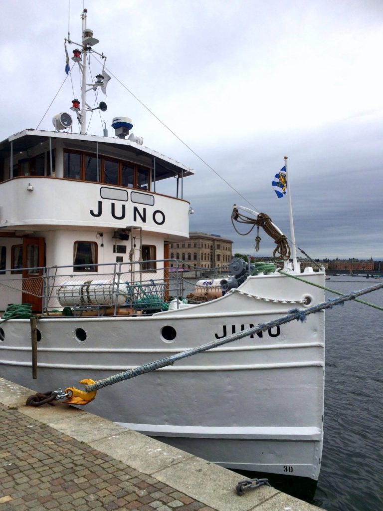 Saras resedagbok på Göta kanal – dag 1 avresan från Stockholm 30 maj