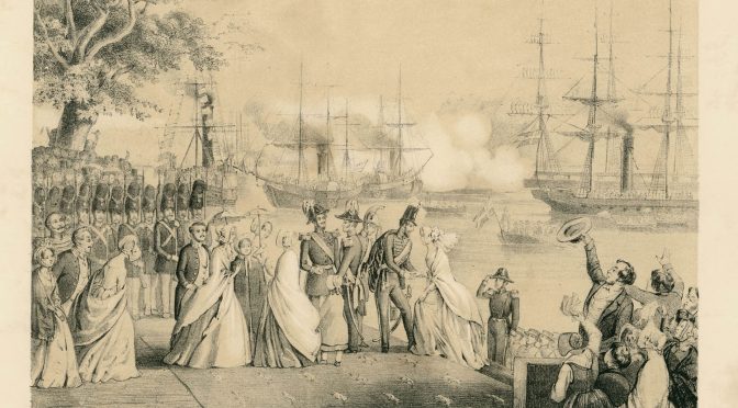 Princess Lovisa arrives in Stockholm 15 June 1850